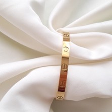 Normadia Paslanmaz Çelik Kalın Taşsız Kelepçe, Dayanıklı ve Şık Takı