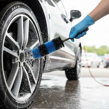 365Dükkan Ergonomik Saplı Jant ve Lastik Temizleme Fırçası