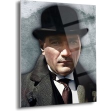 Atatürk Cam Tablo - Cam Tablolar - Atatürk Tablo - Atatürk Portresi - Atatürk Tablosu - ATA001