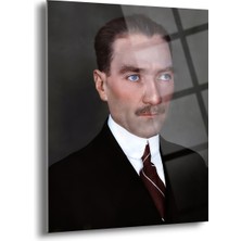 Atatürk Cam Tablo - Cam Tablolar - Atatürk Tablo - Atatürk Portresi - Atatürk Tablosu - ATA065