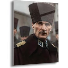 Atatürk Cam Tablo - Cam Tablolar - Atatürk Tablo - Atatürk Portresi - Atatürk Tablosu - ATA094