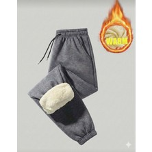 Ultra Sıcak Tutan Şardonlu Peluş Iç Astarlı Eşofman Altı