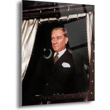 Atatürk Cam Tablo - Cam Tablolar - Atatürk Tablo - Atatürk Portresi - Atatürk Tablosu - ATA033