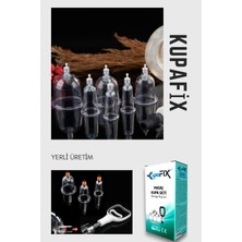 PremiumPort 6'lı Masaj Kupası Seti, Vakumlu Selülit Giderici Kuru Masaj