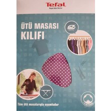 Koyu Pembe Pamuklu Ütü Masası Kılıfı 140X52, Yumuşak ve Şık Tasarım