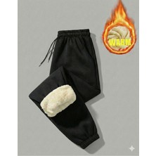 Ultra Sıcak Tutan Şardonlu Peluş Iç Astarlı Eşofman Altı