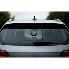 Mlh Store Türk Yazısı ve Ay Yıldız Tasarım Siyah