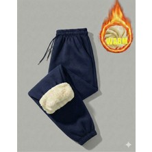 Ultra Sıcak Tutan Şardonlu Peluş Iç Astarlı Eşofman Altı