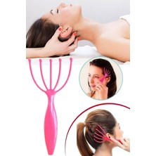 PremiumPort Kafa ve Boyun Masajı Tarak Rulo, Beş Parmak Pençeleri, Stres Atıcı, El Relax