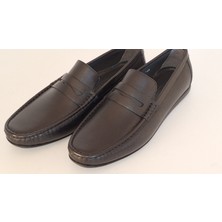 Darkwood-Erkek Loafer-Günlük Ayakkabı-Natürel Siyah Deri