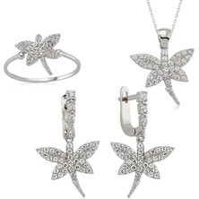 Inure Jewelry Gümüş Yusufçuk Bayan Set