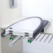 Pratik ve Şık Katlanabilir Dolap Içi Raylı Ütü Masası