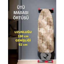 Isıya Dayanıklı Lastikli Lüks Ütü Masası Örtüsü Kılıfı