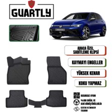 Guartly Volkswagen Golf 8 (Manuel) 2019 ve Sonrası Uyumlu Araca Özel Premium 4d Havuzlu Paspas Takımı