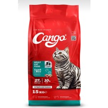 Cango Yetişkin Kedi Maması Kuzu Etli ve Pirinçli 15 Kğ Net