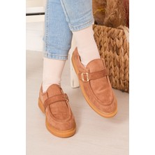 SRC Tek  Tokalı  Casual  Ayakkabı Taba