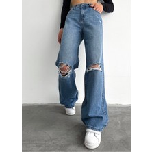 Aida Fashion Diz Lazer Palazzo Jeans