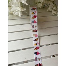 Helvacıoğlu Çikolata Stokları Eritiyoruz, Fantazi Desenli Kurdeleler, 15 Metre, 2,5 cm Eninde