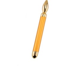 PremiumPort Titreşimli Yüz Masaj Güzellik Bakım Kalemi 3D Drop Bar 24K Gold