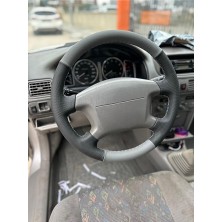 Dk Direksiyon Kaplamacı Toyota Terra 2000 Araca Özel Direksiyon Kılıfı (Gri-Noktalı Siyah)Açıklamayı Okuynz