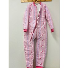 Key Kids Unicorn Yeni Kız Çocuk Uyku Tulumu Pamuklu Bacaklı 10/12/14 Yaş Büyük Beden 2.5 Tog Kışlık Kalın