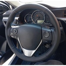 Dk Direksiyon Kaplamacı Toyota Corolla 2013-2019 Araca Özel Dikmeli Direksiyon Kılıfı(Açıklamayı Okuyunuz)