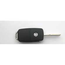 HLG 10 mm Vw Golf Jetta Polo Için 2 Adet Araç Anahtar Logo Amblemi