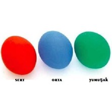 PremiumPort Mavi Orta Sert Fizik Tedavi El Egzersiz Topu, Sağlıklı ve Aktif Yaşam