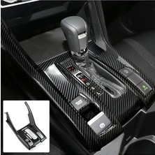 Honda Civic Fc5 / Fk7 10. Nesil 2016–2021 Orta Konsol Vites Paneli ve Karbon Fiber Kaplama-Tek Parça