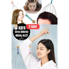 PremiumPort 2'li Kafa Rahatlatıcı Masaj Aleti, Saç Derisi ve Kaşıntı Ferahlatıcı