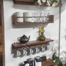 Kadir Albayrak Ahşapişçilik Kahve Köşesi,baharatlık,mutfak Rafı,terek 50 cm