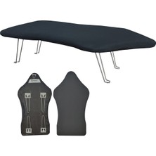 Şık Siyah Mini Ütü Masası, Pratik ve Taşınabilir Tasarım