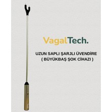 Vagaltech Büyükbaş Şarjlı Üvendire – Uzun Sap – Alüminyum Gövdeli