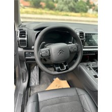 Dk Direksiyon Kaplamacı Citröen C5 Aircros Araca Özel Dikmeli Direksiyon Kılıfı(Fabrikasyon Derili Simit)