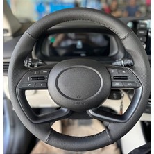 Dk Direksiyon Kaplamacı Hyundai Bayon I20 Uyumlu Dikmeli Direksiyon Kılıfı (Açıklamayı Okuyunz)