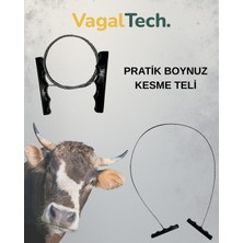 Vagaltech Keçi / Sığır / Inek Boynuz Kesme Teli – El Tutma Entegre – Pratik