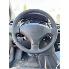 Dk Direksiyon Kaplamacı Peugeot Partner Tepe Araca Özel Direksiyon Kılıfı Spor Model Siyah(Açıklamayı Okuynz)