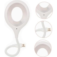 Sh Ticaret Portatif Akrobatik 20 Smd Ledli USB Gece Kitap Okuma Çalışma Lambası (Powerbank Uyumlu)