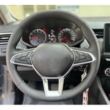 Dk Direksiyon Kaplamacı Renault Clio5 Araca Özel Direksiyon Kılıfı Spor Model(Açıklamayı Okuynz)