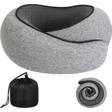 Visco Planet Ortopedik Spiral Boyun Destekli Seyahat Yastığı %100 Ortopedik Visko