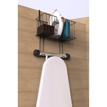 Özbience Pratik ve Şık Ütü Masası Askısı, Düzenleyici Raf ve Sepete Sahip