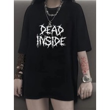 Canlı Harf Baskılı Büyük Boy Oversize Kısa Kollu Tişört - Yumuşak, Nefes Alabilir, Kadınlar Için Rahat Yaz ve Ilkbaharın Vazgeçilmezi - Rahat Kesim, Rahat, Şık Kadın Giysileri - Siyah