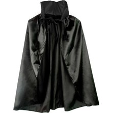 Pazarcan Siyah Renk Yakalı Halloween Pelerini 90 cm