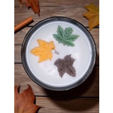 Home 'sonbahar Yaprakları 2'  Kavanozda Kokulu Dekoratif Soya Mumu 100GR