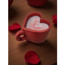 Home 'bir Kupa Sevgi' – Dekoratif El Yapımı Kokulu Kalpli Kupa Mum 2