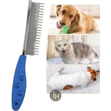 Toptanhane Tüy Açıcı Kedi Köpek Tarağı Tek Taraflı Evcil Hayvan Bakım Fırçası Deri Tüy Bakımı Kıtık Açıcı Tarak