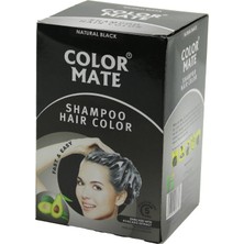 Color Mate 10PCS Siyah Saç Boyama Şampuanı (5477) NFSM-RSGO3456
