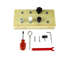 Mixoyuncak Montessori Ahşap Metal Tamir Seti Eğitici Motor Gelişim Oyuncağı