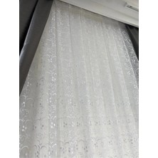 Mir Perde Tül  Perde  Çiçek Desenli  1/3  Sık  Pileli Çok  Hoş  Bir Tül  Tüm  Odalara  Uygun