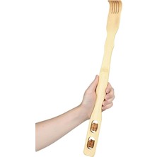 PremiumPort Doğal Ahşap Retro Sırt ve Vücut Kaşıma Çubuğu, Sağlıklı ve Zararsız